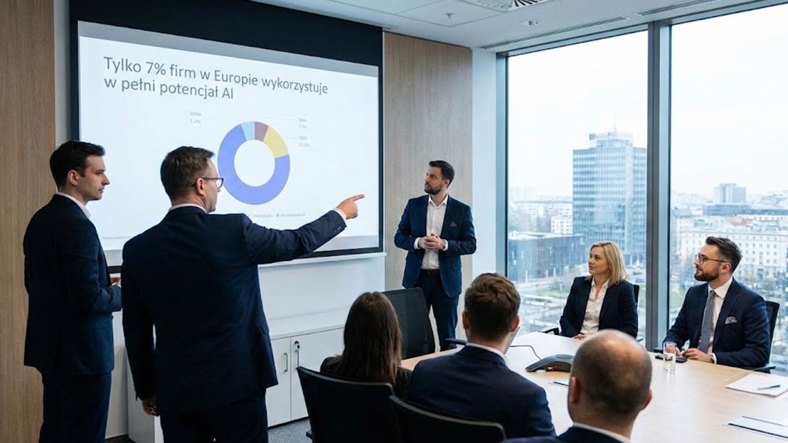 Tylko 7% firm w Europie wykorzystuje w pełni potencjał AI